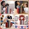 4th of July Tabletop Decorations, 4 Pcs Patriotic Wooden Block Signs – “Always Remember Our Heroes” Red White Blue Tiered Tray & Shelf Decor for Memorial Day, Independence Day & 250th Anniversary